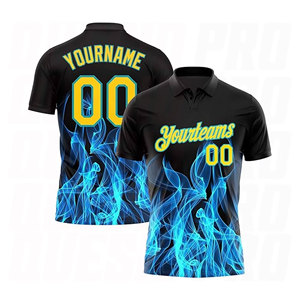 เสื้อโปโลเยาวชนทรงเข้ารูป วัสดุกีฬาแห้งเร็ว คุณภาพสูงสั่งทำพิเศษ สีน้ำเงินไฟ  ชุดกีฬาสั่งทำพิเศษ - Product Image 1