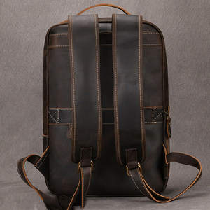 Sac à dos unisexe en cuir PU de style nouveau et tendance, avec logo de designer, sac à dos décontracté pour l'école, sac de voyage, sac à dos en cuir imperméable - Product Image 3