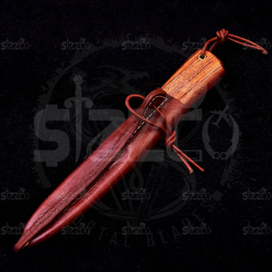 Cuchillo Puukko Hecho a Mano Personalizado |   Cuchillo de Supervivencia Nórdico de Hoja Fija de Acero de Damasco |   Cuchillo de Caza y Camping con Funda de Cuero - Product Image 4