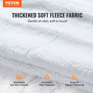 โต๊ะนวดอุ่นด้วยขนแกะ71 "x 30" พร้อมแผ่นทำความร้อนสำหรับสปาเตียงให้ความอบอุ่น - Product Image 2