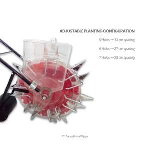 Sembradora Manual de Maíz de Alta Calidad CP14 |   Máquina de Siembra y Fertilización de Maíz y Soja Tipo Empuje - Product Image 3