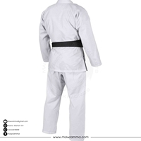 Kimono de Jiu-Jitsu Brésilien Personnalisé avec Logo, Tissu Perlé Polyester/Coton 380gsm, Durable, Respirant et Léger, Vente en Gros