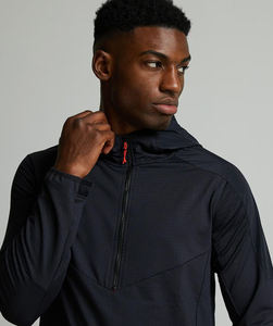 ชุดวอร์มผู้ชายแบบมีฮู้ดน้ำหนักเบา ผลิตจากไนลอน ปิดด้วยเชือกผูก กันลม กันน้ำ เหมาะสำหรับฤดูใบไม้ร่วง สวมใส่สบายๆ แบบลำลอง - Product Image 4