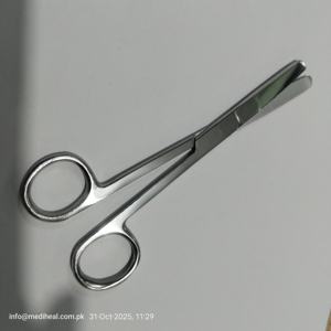 Tijeras Quirúrgicas de Primera Calidad MEDIHEAL SURGICAL CORPORATION, Tijeras Quirúrgicas de Clase I con Borde Recto, 5 Pulgadas, Acero Inoxidable Alemán - Product Image 1