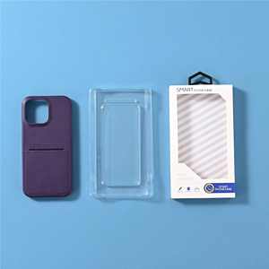 Emballage personnalisé avec logo pour étuis de téléphone portable, boîtes de rangement en plastique PVC - Product Image 6