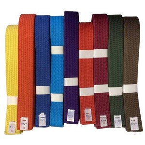 Cinturón de Karate y Judo al por Mayor de Fábrica, Cinturón de Artes Marciales de Spandex/Poliéster y 100% Algodón, Ligero, de Secado Rápido, Duradero, Unisex para Adultos - Product Image 1