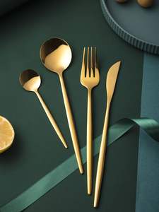 Colección de Cubiertos Imperial Gold, Lujosos para Eventos y Banquetes, Venta al por Mayor, Red de Proveedores Globales - Product Image 2