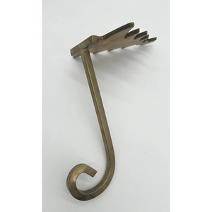New Arrival Elegant Christmas Decorations Custom Stainless Steel Tree Shape <b>Stocking</b> <b>Holder</b> Eco Friendly Reusable 5'' Inch Tree - Product Image 3