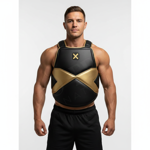 Protector de Pecho de Alta Resistencia para Boxeo, Protección Completa del Torso, para Artes Marciales y Entrenamiento Físico, Sparring y Kickboxing, con Logotipo Personalizado - Product Image 3