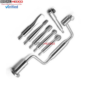 Hudson Brace Manual <b>Hand</b> <b>Drill</b> Surgical Orthopedic Instruments Set CE Certified Reusable Precision Bone Drilling Tool Medical - Product Image 4