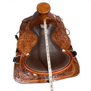 Silla de Montar Inglesa de Alta Calidad, Cuero Genuino, Armazón de Madera, Tamaños Personalizables, Accesorio Duradero para Montar a Caballo - Product Image 5