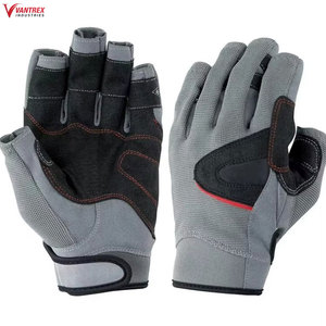 Gants de pêche professionnels pour enfants, très demandés, en cuir respirant avec doigts coupés pour la pêche - Product Image 3