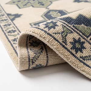 Tapis de couloir géométrique moderne sud-ouest, tissé à la main, avec franges, envers en latex antidérapant, pour salon et hôtel - Product Image 6