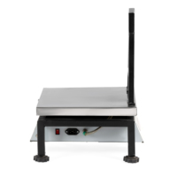 Balance de table numérique ACE robuste avec convoyeur, 50 kg, 21x21 cm, en acier inoxydable