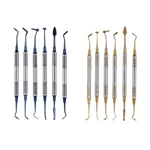 Dental Kit Composite Filling <b>Instruments</b> Curettes Amalgam Tools Stainless Steel Ergonomic Grip for Restorative By Grip Surgical - Product Image 6