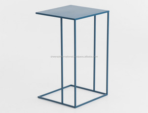 โต๊ะข้างโลหะดีไซน์เรียบง่ายโต๊ะกาแฟทันสมัยสำหรับใช้ในบ้าน - Product Image 5