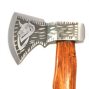 Hacha de Camping de Acero al Carbono Hecha a Mano con Mango de Madera, Hacha para Exteriores con Grabado Personalizado para Compradores Mayoristas, Forjada a Mano de Primera Calidad - Product Image 4
