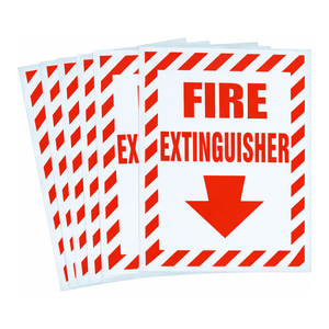Señalización de Seguridad para Extintor de Incendios Brady, Montada en Pared, Interior/Exterior, PVC - Product Image 2