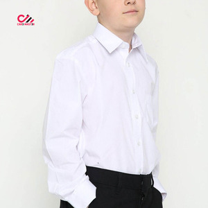 Chemise d'école à col rabattu et boutons de qualité supérieure avec ensemble de pantalon pour adultes et garçons, avec options de personnalisation - Product Image 1