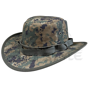 Camouflage Safari <b>Hat</b> Digital Print Embroidery Logo Outdoor Travel Adventure Wide Brim UV protection Unisex Bulk Hunting <b>Hats</b> - Product Image 1