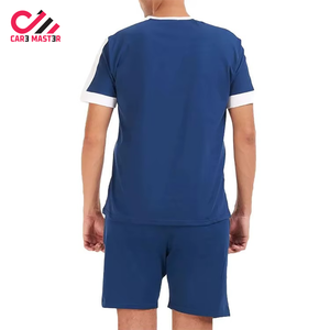 ชุดเซ็ตเสื้อยืดและกางเกงขาสั้นผู้ชายคุณภาพสูงสำหรับฤดูร้อน ชุดลำลองพิมพ์ลาย 2 ชิ้น - Product Image 3