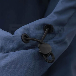 Veste d'hiver décontractée à logo personnalisé pour hommes, grande taille, col montant, motif lettres, séchage rapide, respirante - Product Image 4