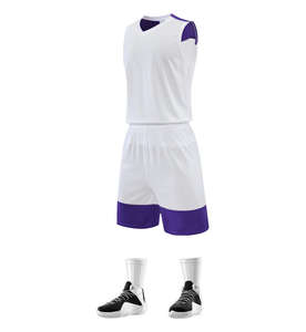 Uniformes de basket-ball de haute qualité, en polyester, à séchage rapide, en vente, ensembles de maillots de basket-ball - Product Image 5