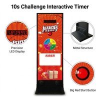 Machine de jeu interactive avec minuteur de défi de 10 secondes pour événements de carnaval et accessoires de fête