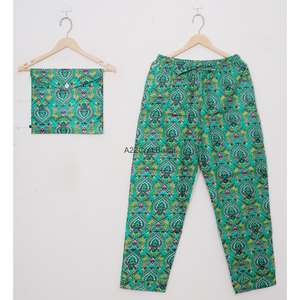 Nuevo Diseño, Conjunto de Pijama de Manga Larga para Mujer, Transpirable, 100% Algodón Suave, Ropa de Dormir de Longitud Completa - Product Image 3