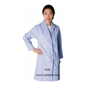 Bata de Laboratorio Azul Cielo, 15% Algodón, 85% Poliéster, para Uso Médico y de Laboratorio - Product Image 2