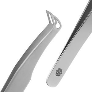 Pinzas para Pestañas Stahlmann Pro Profesionales de Alta Calidad con Logotipo Personalizado, Acero Inoxidable, Lisas y Dentadas, Finas, Duraderas, Agarre Perfecto - Product Image 3