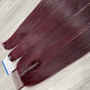 Extensiones de Cabello Liso Extremo Super Bone Straight, Cabello Liso Extremo Doble Trama, Listo para Enviar - Product Image 5