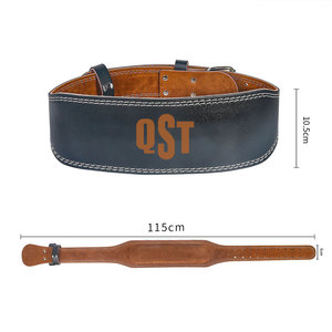 Ceinture de musculation en cuir robuste personnalisée avec boucle en métal - Ceinture de musculation unisexe antidérapante - Product Image 1