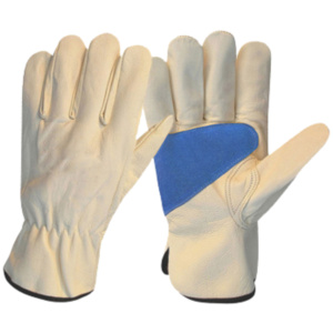 Gants de sécurité en cuir de chèvre lisse renforcé de qualité supérieure, durables, avec dragonne réglable, anti-vibration et antistatiques - Product Image 2