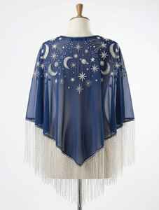 Poncho perlé artisanal d'excellente qualité pour les soirées, les centres de villégiature et les tenues de soirée, disponible pour la vente en gros - Product Image 5