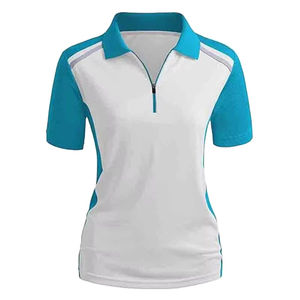 Camiseta de punto de poliéster de manga corta para mujer, estilo liso, moderna, antiencogimiento, para impresión digital, 220g, tejido cuadriculado, otoño/invierno - Product Image 3