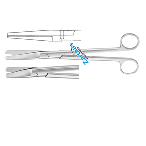 Instruments chirurgicaux droits en acier inoxydable de haute qualité, 20 cm, certifiés CE Classe I pour la chirurgie générale - Product Image 4