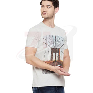 Camisetas de Hombre para Serigrafía, Estilo Urbano, 100% Algodón, Unisex, Diseña Tu Propia Marca, Impresión al por Mayor, Color Sólido - Product Image 4