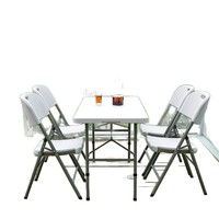 Table de camping pliable moderne, durable, légère, portable, pour pique-nique en plein air, avec poignée de transport