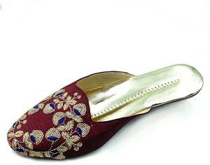 Nuevo Producto de Primera Calidad, Disponible en Todos los Colores y Tallas, Khussa para Mujer, Calzado Interior Plano y Ligero, Khussa sin Talón para Mujer - Product Image 6