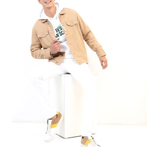 Veste en jean pour homme, prix imbattable, jean uni teint, veste d'hiver confortable, en vente - Product Image 5