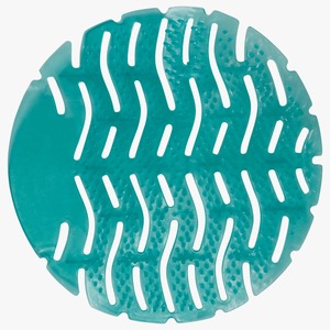 Orange <b>Plastic</b> Urinal Screen with Anti-Blocking Design for Drain Protection - Product Image 4