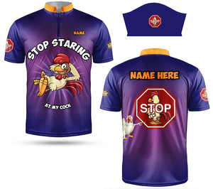 เสื้อเบสบอลสั่งทำพิเศษ คอซิป 1/4  แบบพิมพ์ลายด้วยความร้อน  ต้านเชื้อแบคทีเรีย แห้งเร็ว ระบายอากาศได้ดี เสื้อกีฬาสำหรับทุกเพศ 100% - Product Image 2
