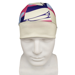Bonnet de cyclisme et course à pied, idéal pour l'hiver, les sports de plein air et le ski, avec broderie 3D et motif jacquard animal, feuille et pois, bonnet intérieur. - Product Image 1