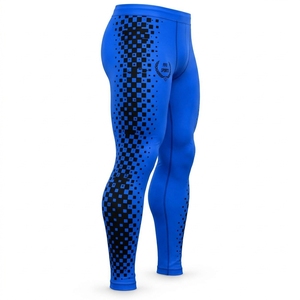 Custom <b>Men</b> <b>Legging</b> Performance Compression Wear Breathable Stretch Fabric Lightweight Design Comfortable Fit Quick Dry Moisture - Product Image 3