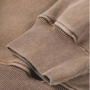 Sweat-shirts en molleton français de haute qualité, 80% coton, 20% polyester, col rond, côtelés, vintage, effet délavé à l'acide, tricotés, vente en gros - Product Image 4