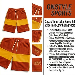 Shorts de sport délavés à l'acide, personnalisables, style vintage, délavés au soleil, pour l'été, décontractés et tendance - Product Image 5