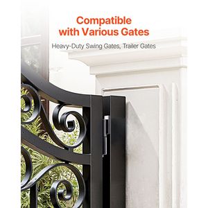 Cerniere per cancelli a barilotto da 7 pollici, resistenti, con capacità di carico di 900 libbre, saldate con ingrassatore Z, per cancelli a battente di rimorchi (confezione da 2) - Product Image 5