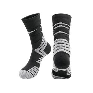 Chaussettes de sport épaisses en spandex blancs WARPRO INDUSTRY, respirantes et tricotées pour le basketball - Product Image 4