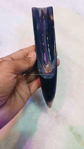 20.5 cm de long en cuir ou pointe de taureau corne de chaussure artisanat naturel pour les enfants portant des chaussures - Product Image 5